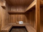 Sauna on Lower Level